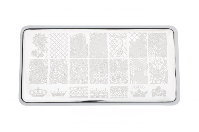 Пластина для стемпинга E.co Nails JQ-L08