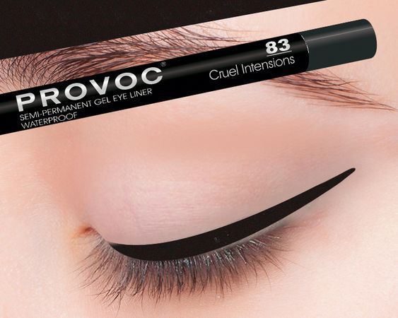 Гелевая подводка в карандаше для глаз Provoc Gel Eye Liner №83 Gruel Intensions
