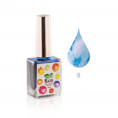Акварель для дизайна ногтей E.co Nails Water Color №08 10 мл