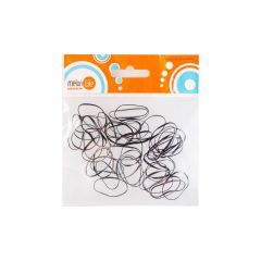 Резинки midi силиконовые черные Melon Pro в пакете MP650227Р/ 65089МР