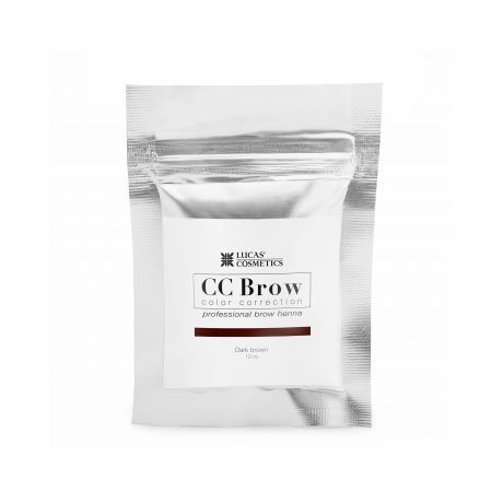 Хна для бровей CC Brow (dark brown) в саше (темно-коричневый), 10 гр