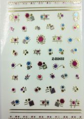 Наклейки для ногтей Z-D2432