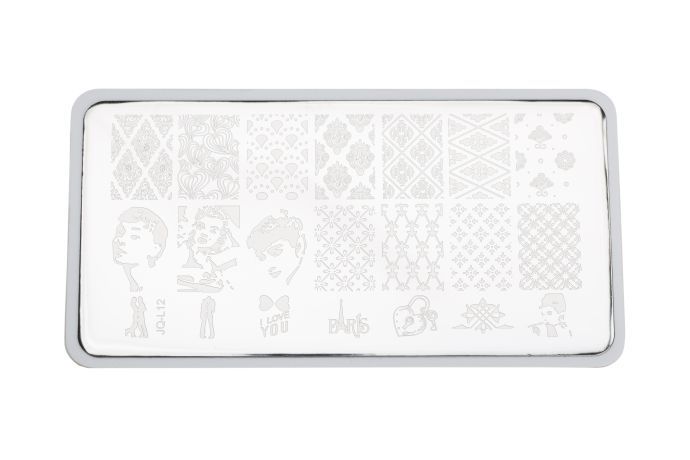 Пластина для стемпинга E.co Nails JQ-L12