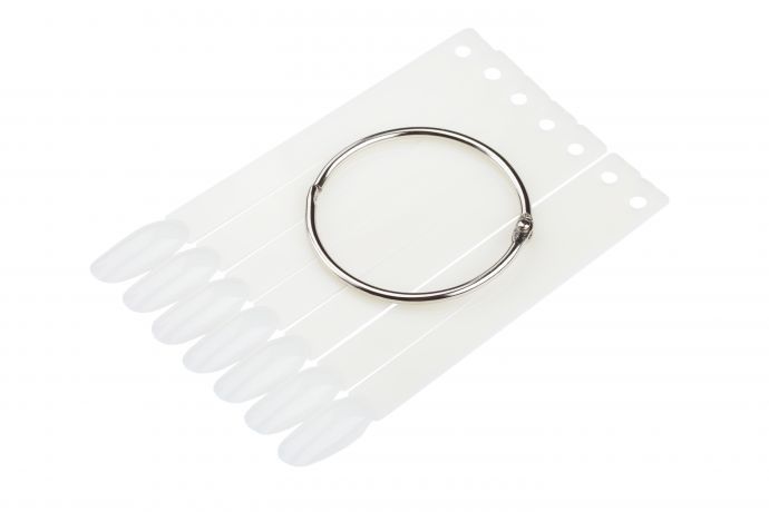 Палитра на кольце матовая миндаль ( 50 шт/уп)