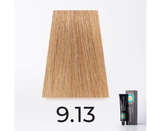 Краска для волос FarmaVita Suprema 9.13 очень светло- бежевый блондин, 60мл