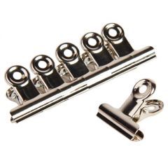 Б600-06 Зажим- прищепка для создания арочных ногтей(металлическая), 5шт в упаков.