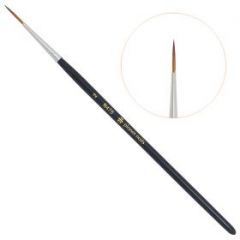 Кисть Planet Nails  круглая  длинная для дизайна  №2 (475.2)