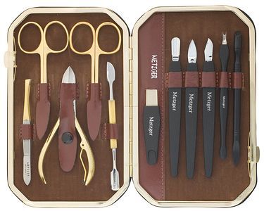 Маникюрный набор (11 предметов) Metzger MS-411-HG