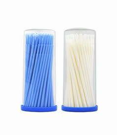 Микрощеточки безворсовые Innovator Cosmetics, 1 мм, зеленые (S), 100 шт.