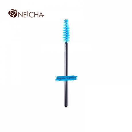 Щеточка для ресниц одноразовая черно- голубая Neicha