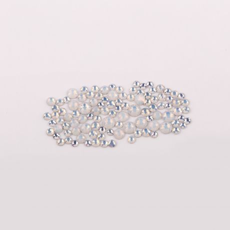 №45 Стразы E.Co Nails молочные опал (100 шт.)