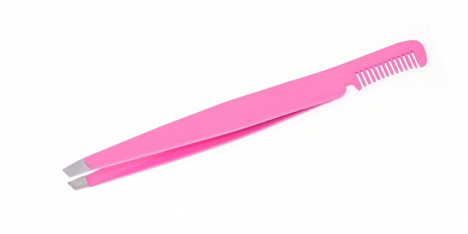 Пинцет скошенный Metzger РТ-862(2)-PK, розовый