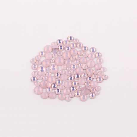 №46 Стразы E.Co Nails розовые опалы микс размеров(100 шт.)