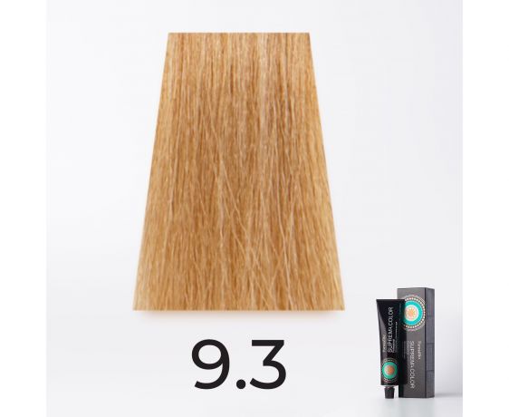 Краска для волос FarmaVita Suprema 9.3 очень светлый блондин золотистый, 60мл