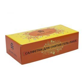 Салфетки для снятия гель-лака, с пропиткой 50шт в/уп.