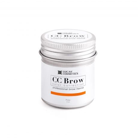 Хна для бровей CC Brow (foxy) в баночке (рыжий), 5 гр