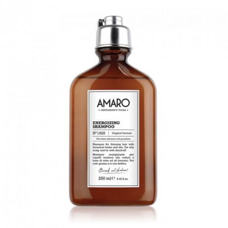 Шампунь для профилактики выпадения волос восстанавливающий AMARO Energizing shampoo 250мл