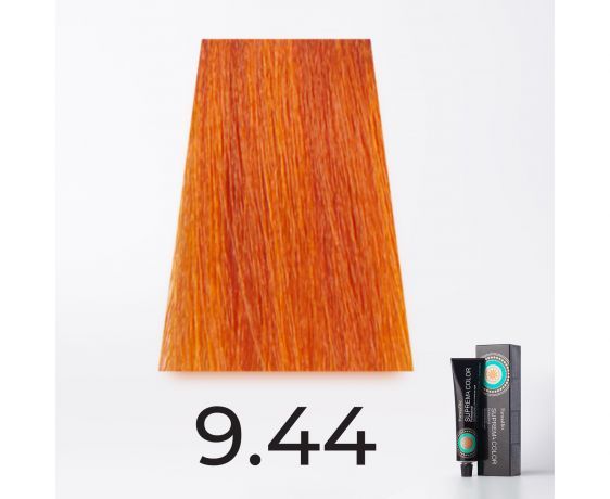Краска для волос FarmaVita Suprema 9.44 очень яркий медный блондин, 60мл