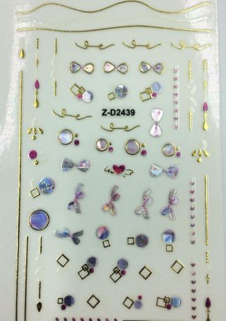 Наклейки для ногтей Z-D2439