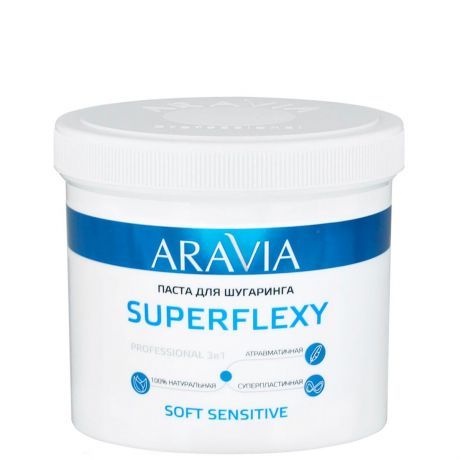 Сахарная паста для шугаринга ARAVIA Professional SUPERFLEXY Soft Sensetive 750г.