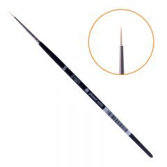 Кисть Planet Nails  круглая  для дизайна  №5/0, синтетический ворс