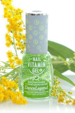 Лак для ногтей Dance Legend Nail Vitamin Gel 15мл