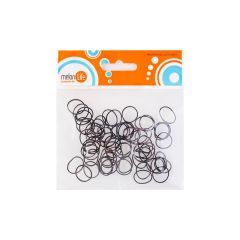 Резинки mini силиконовые черные Melon Pro в пакете MP650890Р																			