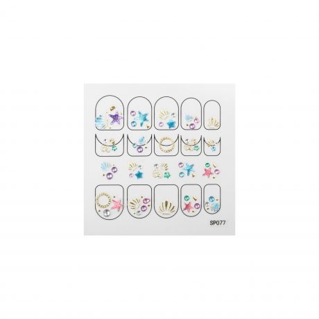 Наклейки для ногтей E.co Nails SP077
