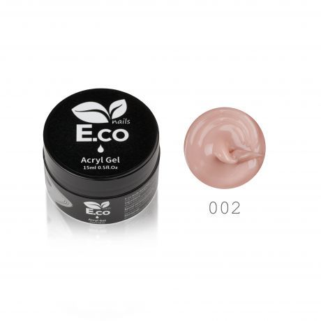 Полигель (акригель) для ногтей бежевый, в банке E.co Nails №02, 15 гр