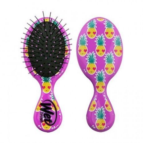 WET BRUSH MINI HAPPY HAIR Щетка для спутанных волос mini размера (ВЕСЁЛЫЙ АНАНАС)