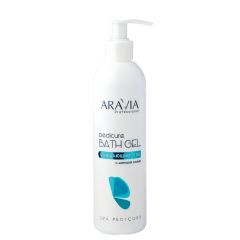 Гель для педикюра очищающий с морской солью ARAVIA Professional Pedicure Bath Gel 300 мл.