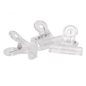 Зажимы для ногтей пластиковые 20шт/уп