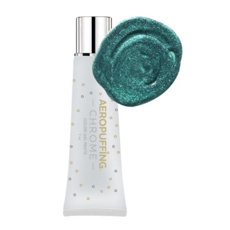 Aeropuffing CHROME Gel Paste - гель-паста ST015 (Изумрудный), 7 мл.
