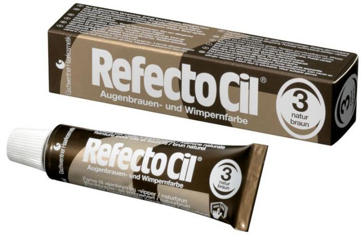 Краска для бровей и ресниц Refectocil, Коричневая №3, 15 мл.