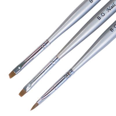 Набор нат.кистей для объемного дизайна "ВО", 3 п