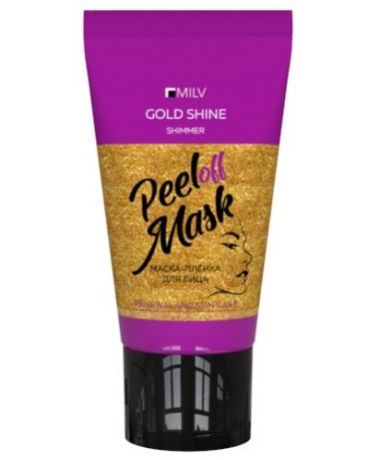 Маска-плёнка Milv для лица "GOLD SHINE", 40мл