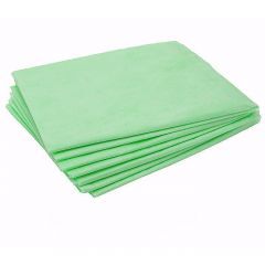 Простыня одноразовая White line 70*200 SMS 17 зеленый 10 шт/уп.