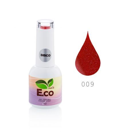 Гель-лак для ногтей светоотражающий E.co Nails Disco №09, 10мл.