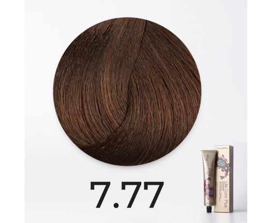 Краска для волос FarmaVita Life Color Plus 7.77 блондин интенсивный светлый коричневый кашемир, 100м