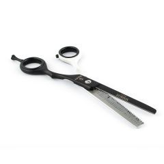 Ножницы парикмахерские филировочные Mizuka PBS-EP-32167 Black/White (6.0") 32 Зуба