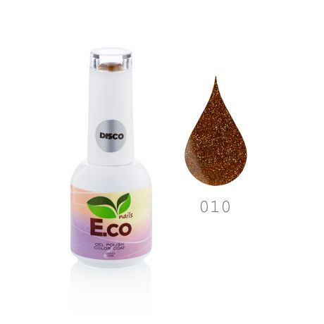 Гель-лак для ногтей светоотражающий E.co Nails Disco №10, 10мл.