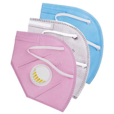 Маска-респиратор с угольным фильтром многоразовая 