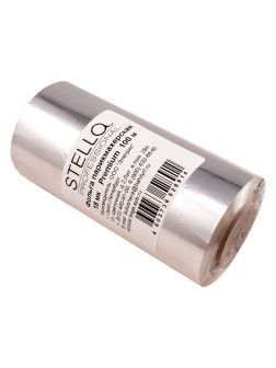 Фольга парикмахерская Stella серебряная Premium 18 мк 100 м