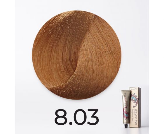 Краска для волос FarmaVita Life Color Plus 8.03 теплый светлый блондин, 100мл