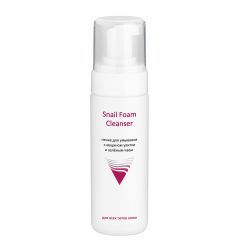 Пенка для умывания с муцином улитки и зелёным чаем ARAVIA Professional Snail Foam Cleanser, 160 мл