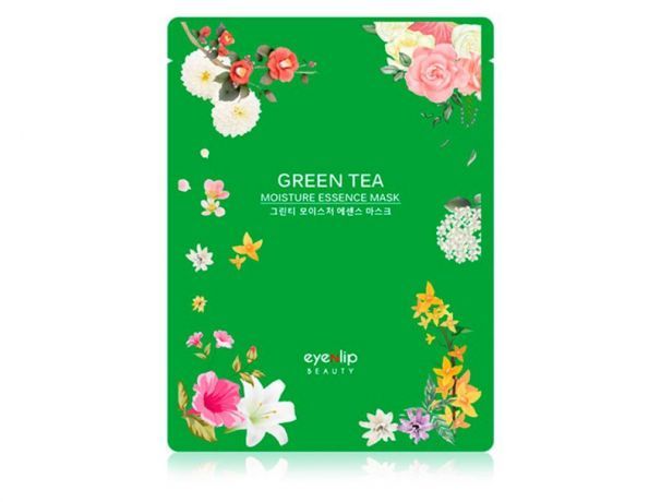 ENL Маска для лица тканевая GREEN TEA OIL MOISTURE ESSENCE MASK 25мл