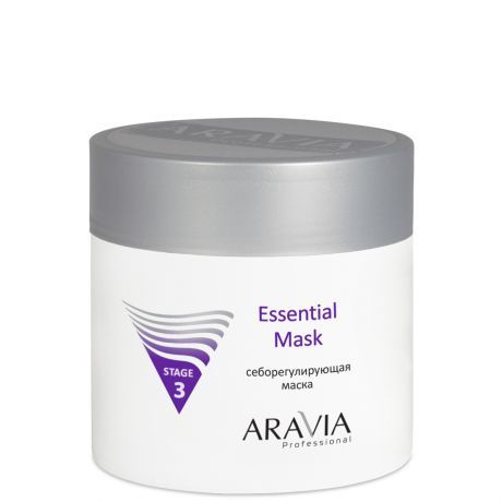 Маска для лица себорегулирующая ARAVIA Professional Essential Mask, 300 мл.