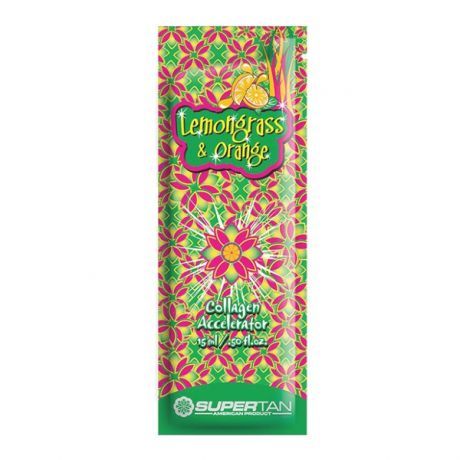 Крем для загара в солярии Super tan Lemongrass and orange 15мл