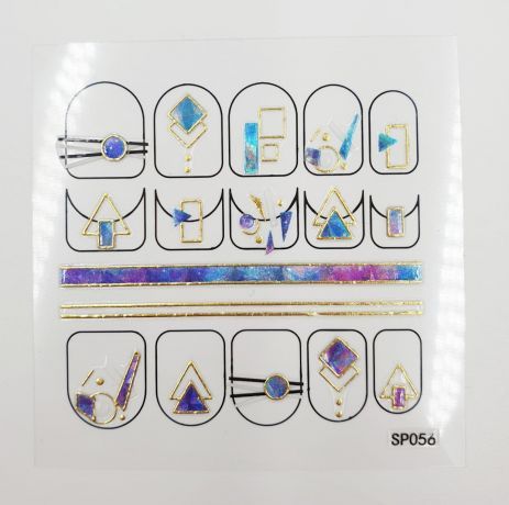 Наклейки для ногтей SP056