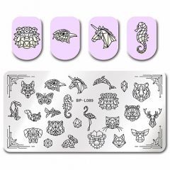 Пластина для стемпинга 12*6 см BORN PRETTY 40225 BP-L089, 1шт